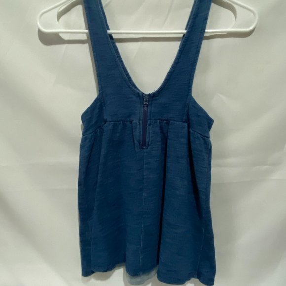 Cat & Jack ❤️ Girls Blue Fit & Flare Dress Size - 5T (PRE-LOVED) - Picture 2 of 6